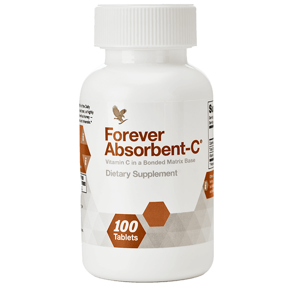 Forever Absorbent-C — تصویر رسمی فوراور؛ مرکبات و ویتامین C